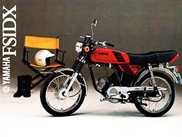 1980 83 YAMAHA FS1 DX 3F6 MAXIM RED   BROCHURE